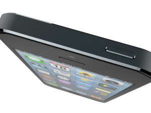 apple iphone 5 black and slate 3Dモデル