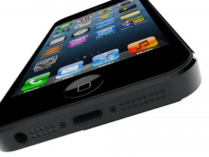 apple iphone 5 black and slate 3Dモデル