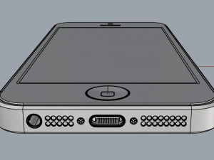 apple iphone 5 black and slate 3D Model