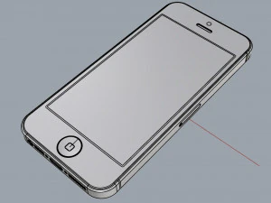 apple iphone 5 black and slate 3D Model