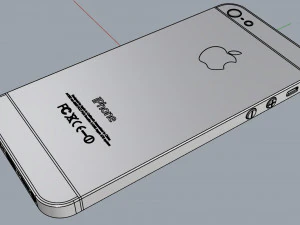 apple iphone 5 black and slate 3D Model