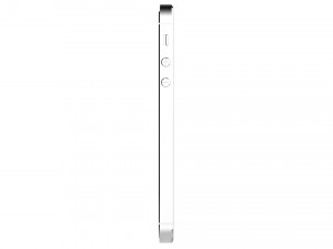 apple iphone 5 white and silver Modelo 3D