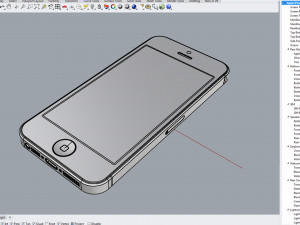 apple iphone 5 white and silver Modelo 3D