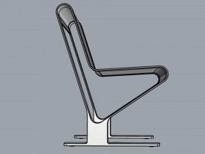 waiting room seat v1 1 seat 3D 模型