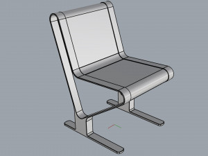 waiting room seat v1 1 seat 3D 模型