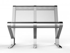 waiting room seat v1 2 seats 3D 모델