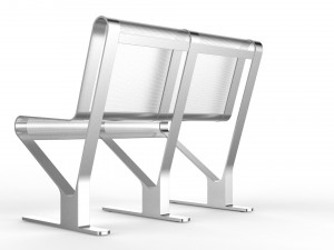waiting room seat v1 2 seats 3D 모델