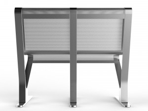 waiting room seat v1 2 seats 3D 모델