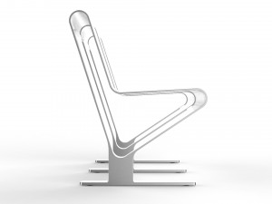 waiting room seat v1 2 seats 3D 모델