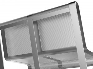 waiting room seat v1 2 seats 3D 모델