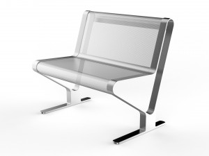 waiting room seat v2 1 big seat 3Dモデル