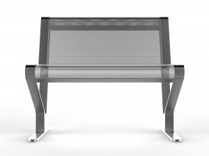waiting room seat v2 1 big seat 3D Model