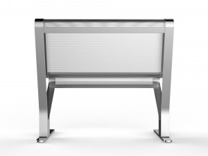 waiting room seat v2 1 big seat 3D Model