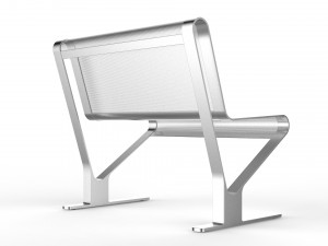 waiting room seat v2 1 big seat 3D Model