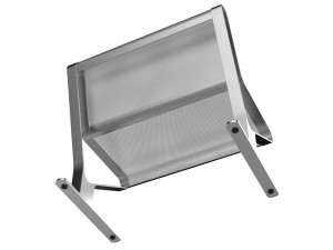 waiting room seat v2 1 big seat 3D Model