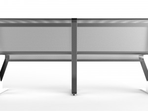 waiting room seat v2 2 big seats 3Dモデル
