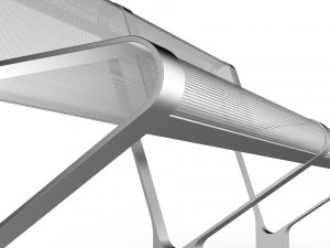 waiting room seat v2 2 big seats 3Dモデル