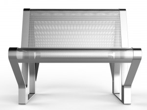 waiting room seat v2 double 1 big seat 3D 모델