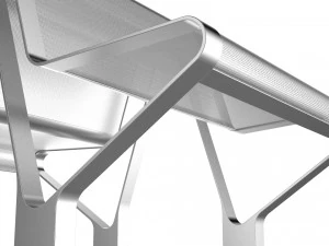 waiting room seat v2 double 1 big seat 3D Model