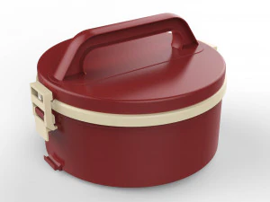 lunch box container 1 compartment 3D Model