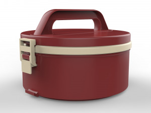 lunch box container 1 compartment Modèle 3D