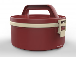 lunch box container 1 compartment Modèle 3D