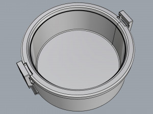 lunch box container 1 compartment Modèle 3D
