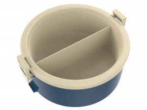 lunch box container 2 compartments 3D 模型