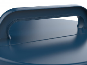 lunch box container 2 compartments 3D 模型
