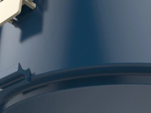 도시락 용기 2칸 3D 모델