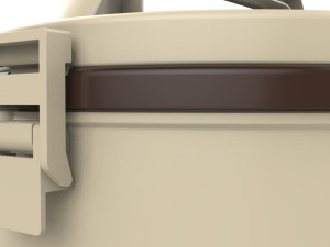 lunch box container 3 compartments 3D Модель