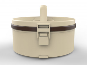 lunch box container 3 compartments 3D Модель