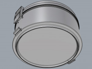 lunch box container 3 compartments 3D Модель