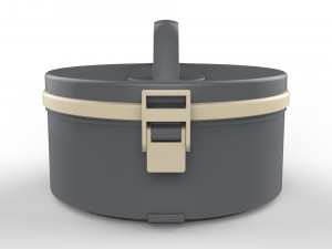 lunch box container 4 compartments 3D 模型