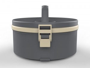 lunch box container 4 compartments 3D 模型
