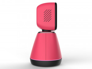 generic home assistant robot 01 pink 3D Model