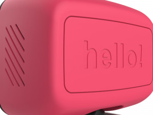 generic home assistant robot 01 pink 3D Model
