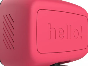 generic home assistant robot 01 pink 3D Model