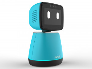 generic home assistant robot 01 light blue Modèle 3D
