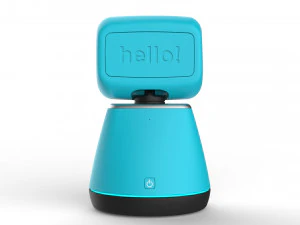 generic home assistant robot 01 light blue 3D Model
