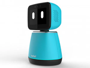 generic home assistant robot 01 light blue 3D Model