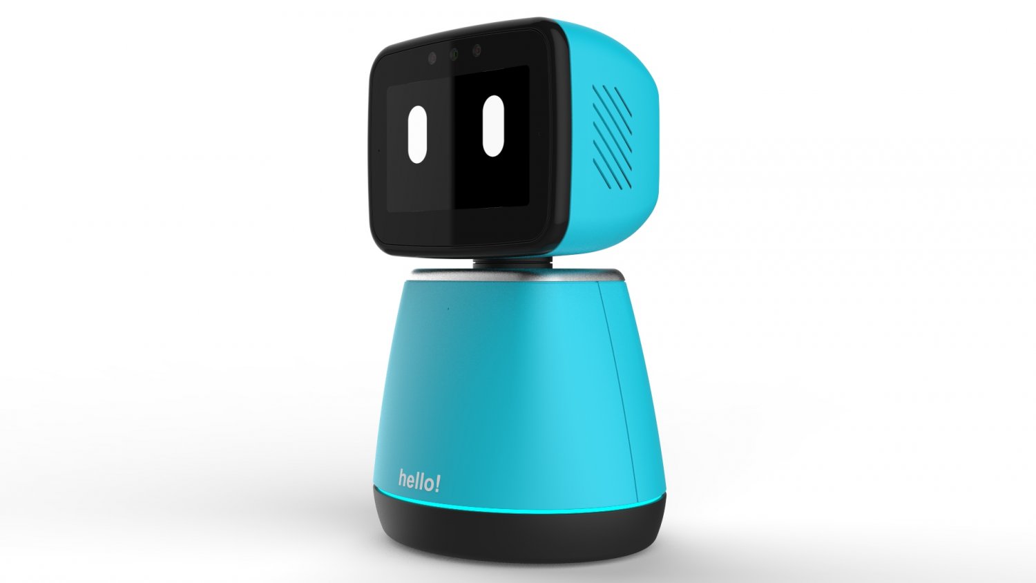 generic home assistant robot 01 light blue 3D Model in Robot 3DExport