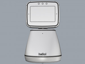 generic home assistant robot 01 light blue Modèle 3D