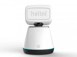 일반 홈 어시스턴트 로봇 01 흑백 3D 모델