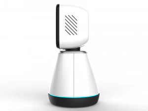 일반 홈 어시스턴트 로봇 01 흑백 3D 모델