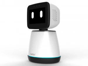 일반 홈 어시스턴트 로봇 01 흑백 3D 모델