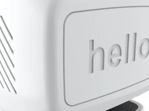 일반 홈 어시스턴트 로봇 01 흑백 3D 모델