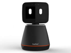 generic home assistant robot 01 black 3D Model