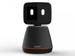 generic home assistant robot 01 black 3D Model
