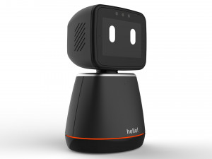 generic home assistant robot 01 black 3D Model
